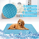 SFB104 Summer Cooling Mats Blanket Ice Pet Dog Cat Bed Mats, Size:70x56cm(Blue)