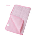 SFB104 Summer Cooling Mats Blanket Ice Pet Dog Cat Bed Mats, Size:70x56cm(Pink)