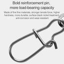 2 Pack (10PCS/Pack) Stainless Steel Fishing Connector Pin Bearing Rolling Swivel Snap Pins Fishing Tackle Accessories Connector(10(20mm))