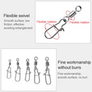 2 Pack (10PCS/Pack) Stainless Steel Fishing Connector Pin Bearing Rolling Swivel Snap Pins Fishing Tackle Accessories Connector(10(20mm))