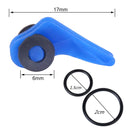 10 PCS/Bag Plastic Fishing Hook Keeper for Fishing Rod Pole Fishing Lures Bait Safety Holder Fishing Tackle(Blue)