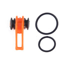 10 PCS/Bag Plastic Fishing Hook Keeper for Fishing Rod Pole Fishing Lures Bait Safety Holder Fishing Tackle(Orange)