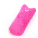 2 PCS Teeth Grinding Catnip Toys Funny Interactive Plush Cat Toy Pet Kitten Chewing Toy Claws Thumb Bite Cat mint for Cats(Rose Red)