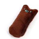 2 PCS Teeth Grinding Catnip Toys Funny Interactive Plush Cat Toy Pet Kitten Chewing Toy Claws Thumb Bite Cat mint for Cats(Coffee)