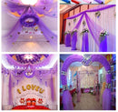 3 PCS Tulle Roll Crystal Fabric Organza Tulle Roll Spool Decoration for Wedding Birthday Party, Size:4.5mx48cm(White)