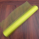3 PCS Tulle Roll Crystal Fabric Organza Tulle Roll Spool Decoration for Wedding Birthday Party, Size:4.5mx48cm(Yellow)