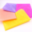 3 PCS Tulle Roll Crystal Fabric Organza Tulle Roll Spool Decoration for Wedding Birthday Party, Size:4.5mx48cm(Black)