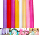 3 PCS Tulle Roll Crystal Fabric Organza Tulle Roll Spool Decoration for Wedding Birthday Party, Size:4.5mx48cm(Black)