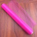 3 PCS Tulle Roll Crystal Fabric Organza Tulle Roll Spool Decoration for Wedding Birthday Party, Size:4.5mx48cm(Rose Red)