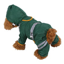 Waterproof Jacket Clothes Fashion Pet Raincoat Puppy Dog Cat Hoodie Raincoat, Size:M(Red)