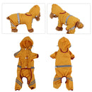 Waterproof Jacket Clothes Fashion Pet Raincoat Puppy Dog Cat Hoodie Raincoat, Size:XXL(Yellow)