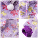 Dog Pajamas Fleece Jumpsuit Autumn Winter Dog Clothes Four legs Warm Pet Clothes, Size:XL(Yellow Star)