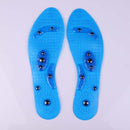 One Pair Breathable Running Shock Absorption Massage Insole, Size:L About 29cm(Transparent)