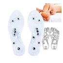 One Pair Breathable Running Shock Absorption Massage Insole, Size:L About 29cm(Blue)