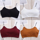 Casual Letter Print Bra Fitness Breathable Women Bra, Cup Size:One Size(Orange)