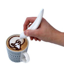 New Electric Latte Art Pen For Coffee Cake Pen For Spice Cake Decorating Pen Coffee Carving Pen Baking Pastry Tools(Green)