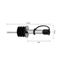 5 PCS Glass Bottle Stopper Stainless Steel Oil Stopper Silicone Stopper Black Hat Straight Mouth