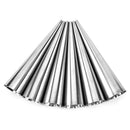 5 PCS Cone Roll Moulds Stainless Steel Spiral Nozzle Croissants Pastry Cream Horn Cake Mold(Small 8.8x2x2cm)