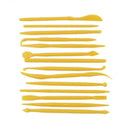 28 PCS Mini Fondant Styling Engraving Group Tools Cake Engraving Pen(Yellow)