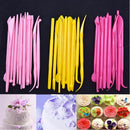 28 PCS Mini Fondant Styling Engraving Group Tools Cake Engraving Pen(Pink)