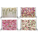 2.1m x 1.5m Flower Wall Simulation Rose Wedding Party Arrangement 3D Photography Background Cloth(H1)