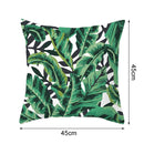Tropical Plants Pillow Case Polyester Decorative Pillowcases Green Leaves Throw Pillow Cover Square 45CM x45CM(29)