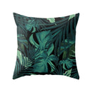 Tropical Plants Pillow Case Polyester Decorative Pillowcases Green Leaves Throw Pillow Cover Square 45CM x45CM(37)