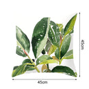 Tropical Plants Pillow Case Polyester Decorative Pillowcases Green Leaves Throw Pillow Cover Square 45CM x45CM(22)