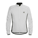 Reflective High-Visibility Lightweight Sports Jacket Packable Windproof Long Sleeve Sportswear, Size:XXXL(White)