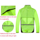 Reflective High-Visibility Lightweight Sports Jacket Packable Windproof Long Sleeve Sportswear, Size:XXXL(White)