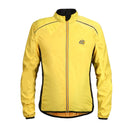 Reflective High-Visibility Lightweight Sports Jacket Packable Windproof Long Sleeve Sportswear, Size:XXXL(Yellow)