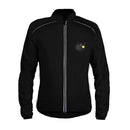 Reflective High-Visibility Lightweight Sports Jacket Packable Windproof Long Sleeve Sportswear, Size:XXXL(Black)