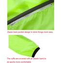 Reflective High-Visibility Lightweight Sports Jacket Packable Windproof Long Sleeve Sportswear, Size:XXXL(Orange)