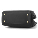 Women Luxury Tote Plum Blossom Bow Sweet Messenger Bag(Black)