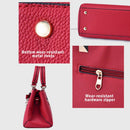 Women Luxury Tote Plum Blossom Bow Sweet Messenger Bag(Royal Blue)