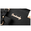 Women Luxury Tote Plum Blossom Bow Sweet Messenger Bag(Royal Blue)
