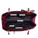 Women Luxury Tote Plum Blossom Bow Sweet Messenger Bag(Royal Blue)