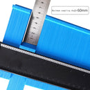10 Inch Self-locking Contour Gauge Encryption Widens Arc Measuring Ruler(Red)