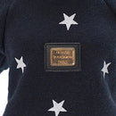Pet Fall and Winter Five-pointed Star Pattern Sweater Pet Warm Clothes, Size:L(Blue)
