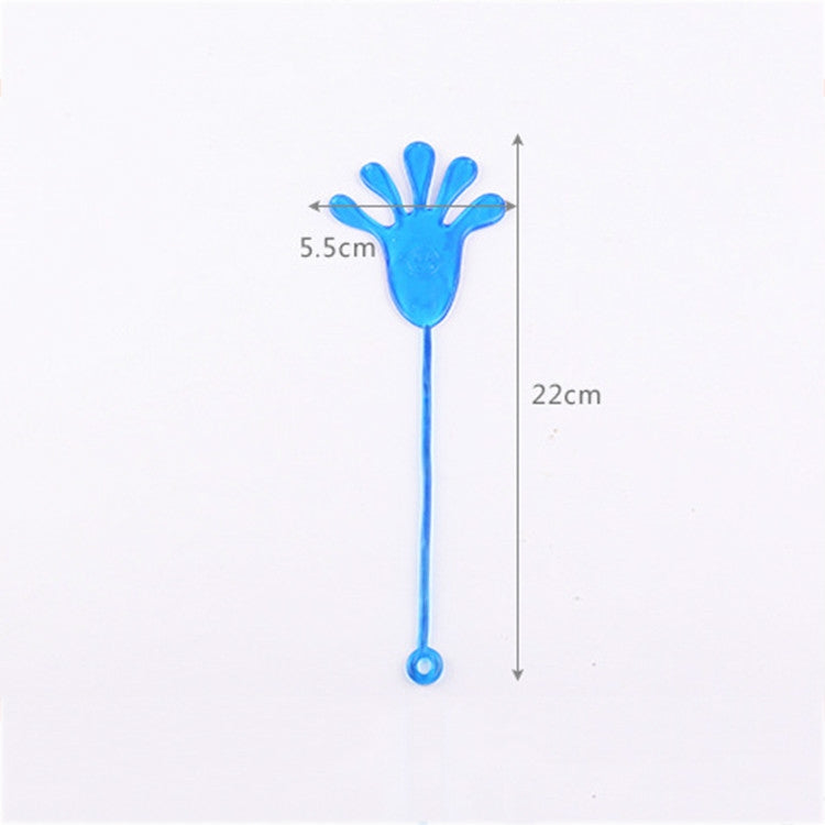 10 PCS Elastic And Flexible Sticky Palms Large Climbing Wall Palms Whole Human Toys, Random Color Delivery