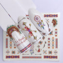 10 PCS Water Transfer Nail Sticker Decals Fruit Cream Cake Cat Beauty Decoration Designs(YZW-3060)
