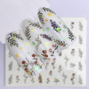 10 PCS Water Transfer Nail Sticker Decals Fruit Cream Cake Cat Beauty Decoration Designs(YZW-3061)