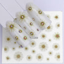10 PCS Water Transfer Nail Sticker Decals Fruit Cream Cake Cat Beauty Decoration Designs(YZW-3062)