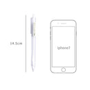 2 PCS Activity Pencil Frosted Transparent Hexagon Pen Student Pencil, Refill:0.5mm, Lead Hardness:2B