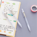 2 PCS Activity Pencil Frosted Transparent Hexagon Pen Student Pencil, Refill:0.5mm, Lead Hardness:2B