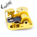 Eight-tone Gold-plated Bar Repair Parts DIY Sky City Paperback Music Box(Canon)