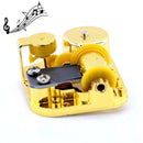 Eight-tone Gold-plated Bar Repair Parts DIY Sky City Paperback Music Box(Meet)