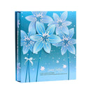 4D 6 inch Interstitial Photo Album 50 Pages for 200 PCS Photos Scrapbook Paper Baby Family Wedding Photo Albums(Lily)