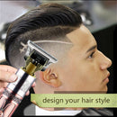 Surker SK-6012 Retro Oil Head Electric Clipper Hair Salon Scratch Hair Clipper(USB Dual Battery)
