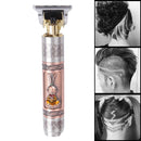Surker SK-6012 Retro Oil Head Electric Clipper Hair Salon Scratch Hair Clipper(USB Single Battery)